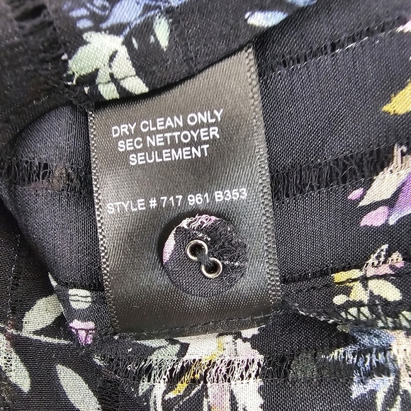 Rebecca Taylor Jewel Paisley 100% Silk Long Sleeve Blouse Size 4 - Picture 16 of 16